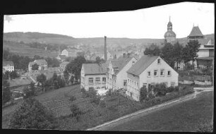 Geyer. Blick auf Geyer von der Binge
