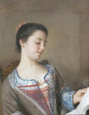 Marianne Lavergne, die Nichte des Malers (Die schöne Leserin)