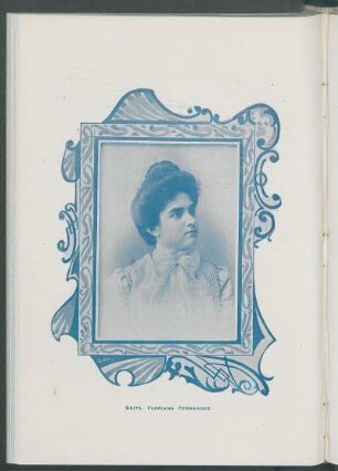 Álbum de Damas : Srta. Floriana Fernández [Retrato]