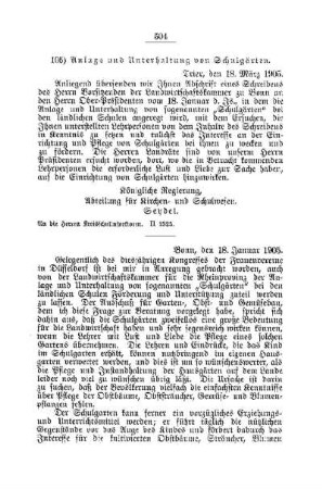 Anlage und Unterhaltung von Schulgärten : [F. Öffentliches Volksschulwesen]