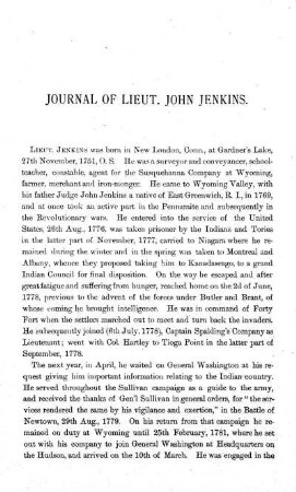 JENKINS, JOHN, Pa., LIEUTENANT AND GUIDE.