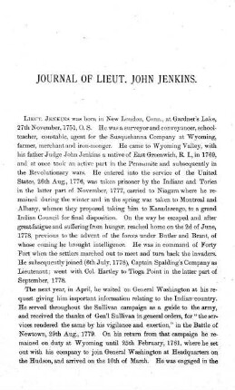 JENKINS, JOHN, Pa., LIEUTENANT AND GUIDE.