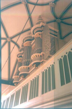 Orgel von Friedrich Friese  (1798; 1914 pneumatisches Werk von Marcus Runge). Lübz, Stadtkirche