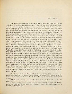 Die schwedischen und brandenburgischen Kriegsdienste Landgraf Friedrichs von Homburg