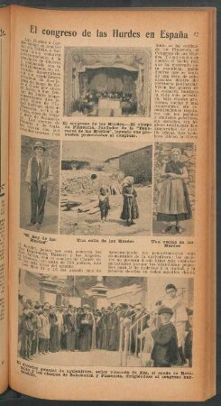 El congreso de las Hurdes en España