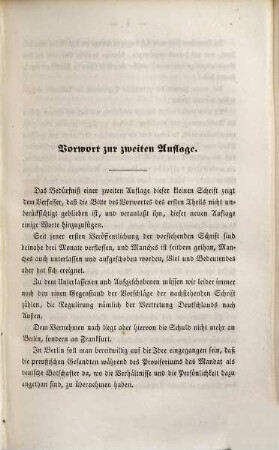 Frankfurt und Berlin : ein Wort zur Verständigung