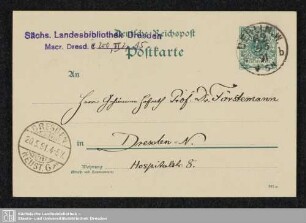 Postkarten 1891