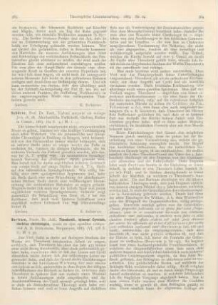 563-566 [Rezension] Bertram, Adf., Theodoreti, episcopi Cyrensis doctrina christologica