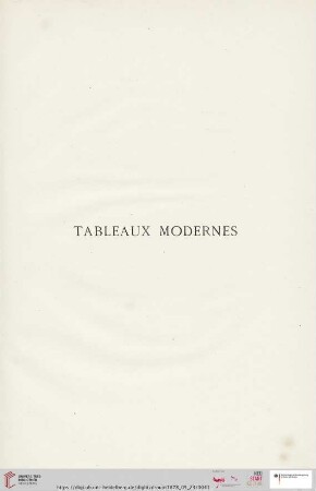 Tableaux modernes
