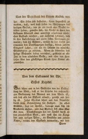 255-274, Erstes Kapitel - Viertes Kapitel