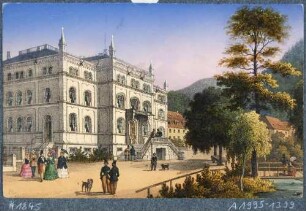 Die Forstakademie in Tharandt (gebaut 1847-1849 nach Plänen von Karl Moritz Haenel)