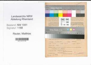 Entnazifizierung Matthias Reuter , geb. 08.07.1891 (Landwirt)