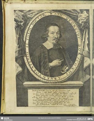 Ioh. Georgius Dorschaeus Argentoratensis SS. Theol: Doctor