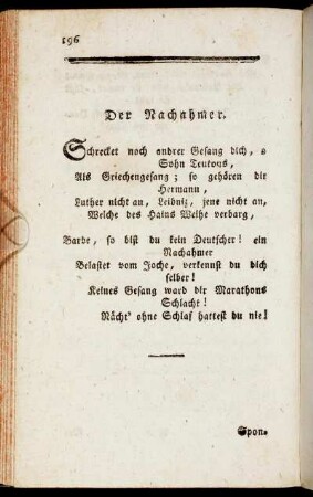 Der Nachahmer