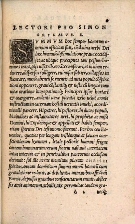 Oratio de regni statu per evangelium reformando
