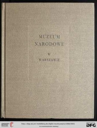 32: Rocznik Muzeum Narodowego w Warszawie