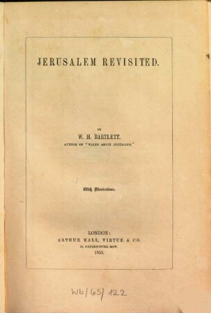 Jerusalem revisited