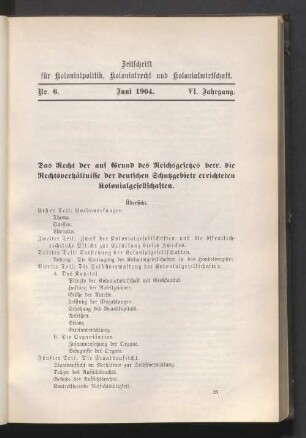 Nr. 6. Juni 1904