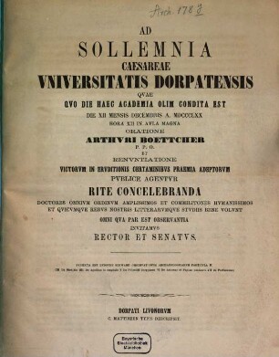 Observationum archaeologicarum Particula II : (III De Niobidis IV De Apolline in omphalo V De Polycliti doryphoro VI De Aristeae et Papiae eentauris VII De Parthenone.) Programm
