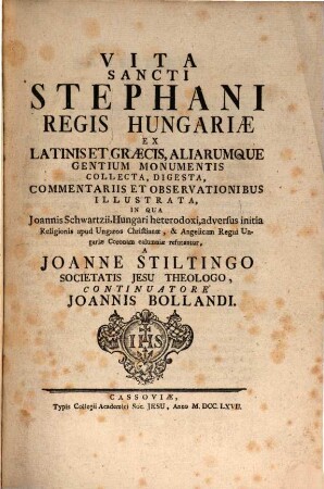 Vita sancti Stephani, regis Hungariae