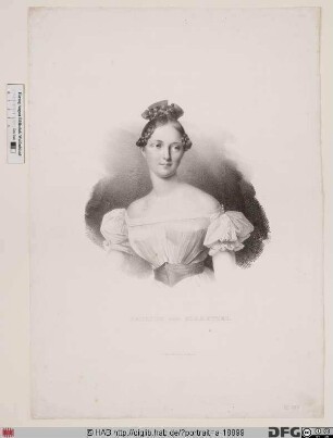 Bildnis Pauline von Schätzel, verehel. Decker