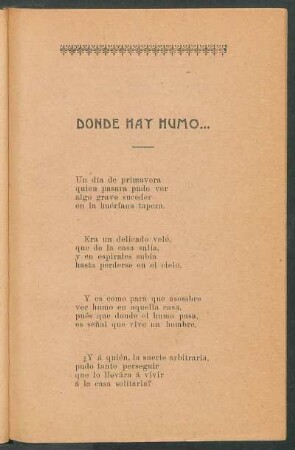 Donde hay humo...
