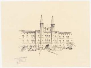 Evangelisches Diakonissenkrankenhaus Bethanien, Berlin-Kreuzberg Umbau. Hauptgebäude: Haupteingang