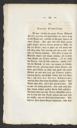 12. Doctor Allwissend.