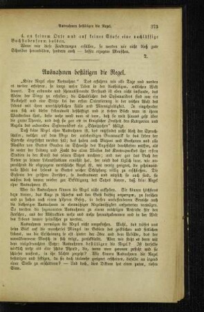 Ausnahmen bestätigen die Regel