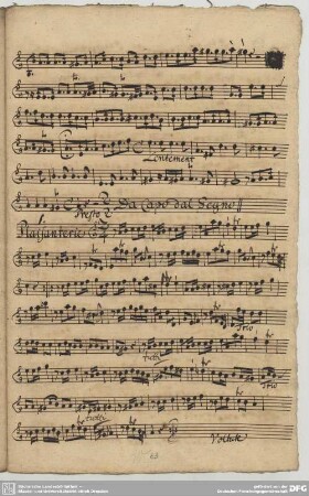 Fasch, J.F., Suiten, FWV K:a3 / Ausw.