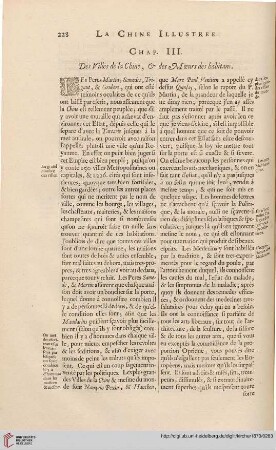 Chap. III: Des villes de la Chine, & des moeurs des habitans
