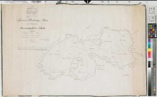 Werne (Werne), Teilung der Gemeinheit Rosendahler Holz, Brouillonkarte