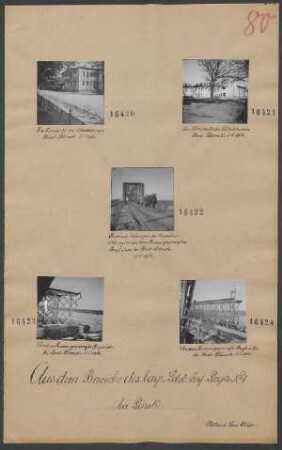 Gesprengte Bugbrücke bei Brest-Litowsk 05.05.1916