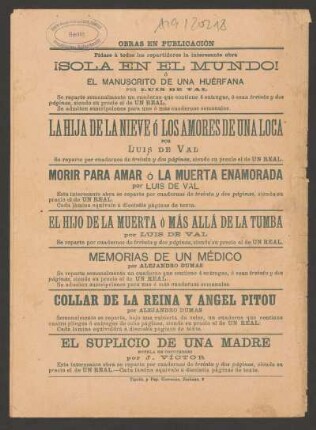Obras en publicación