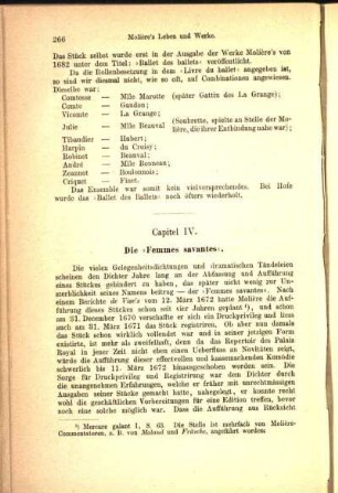 Capitel IV. Die "Femmes savantes".