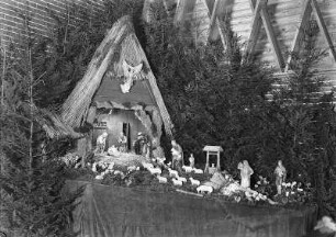 Weihnachtskrippe in der Katholischen Kirche Sankt Mariae Himmelfahrt in Güstrow