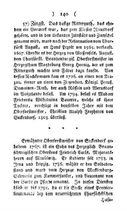 Erwähnter Oberforstmeister von Seckendorf [...]
