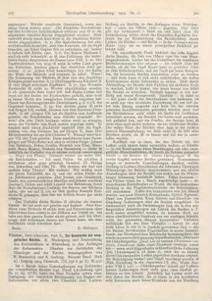 359-361 [Rezension] Fischer, E., Zur Geschichte der evangelischen Beichte. II