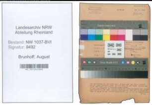 Entnazifizierung August Brunhoff , geb. 20.08.1889 (Stadtinspektor)