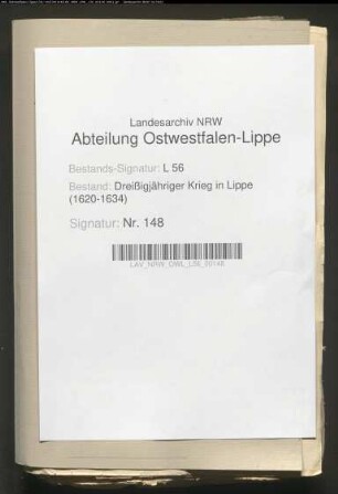 Einquartierungen und Kontributionen für die hessischen und schwedischen Truppenkontingente