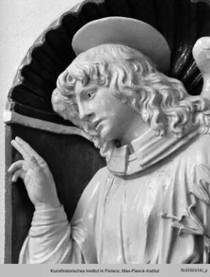 Maria und der Verkündigungsengel Gabriel - Pala di Fontecastello