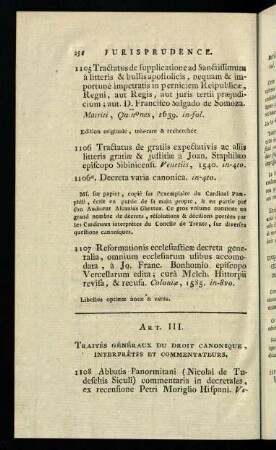 258-274, Art. III. - Art. IV.