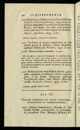258-274, Art. III. - Art. IV.