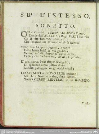 Su´L´Istesso. Sonetto