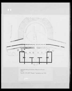 Grundriß eines griechischen Theaters