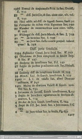 Diss. juris feudalis