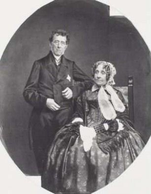 Ehepaar : Aufn. um 1860