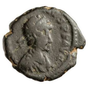 Münze, Aes 4, 383 - 388 n. Chr.?