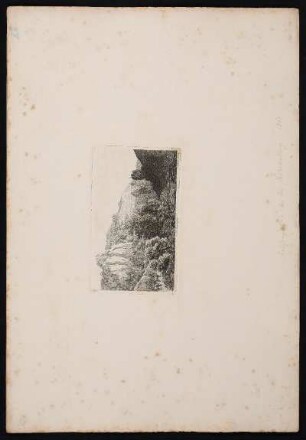 bei der Riesenburg [Felsenparthie bei der Riesenburg 1863]. - Wiesenttal-Engelhardsberg