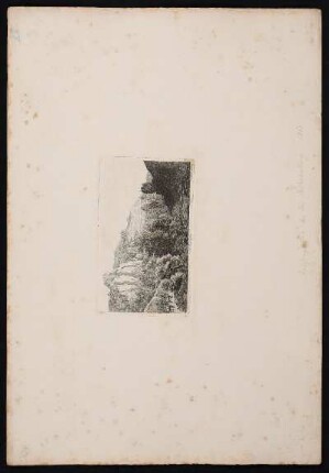 bei der Riesenburg [Felsenparthie bei der Riesenburg 1863]. - Wiesenttal-Engelhardsberg